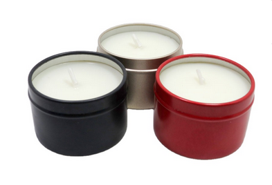 High quality travel scented soy wax tin candle