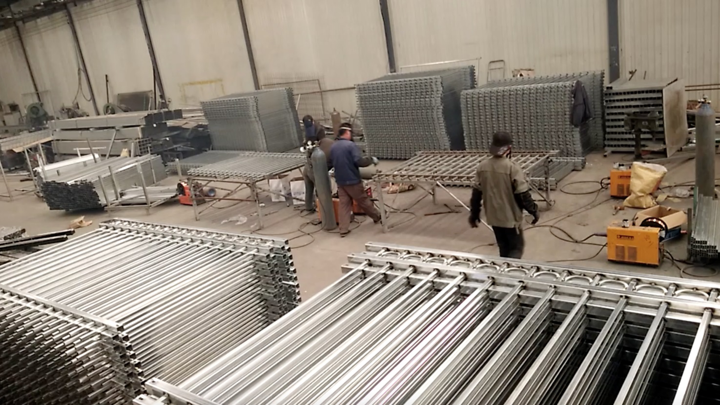 Steel fence